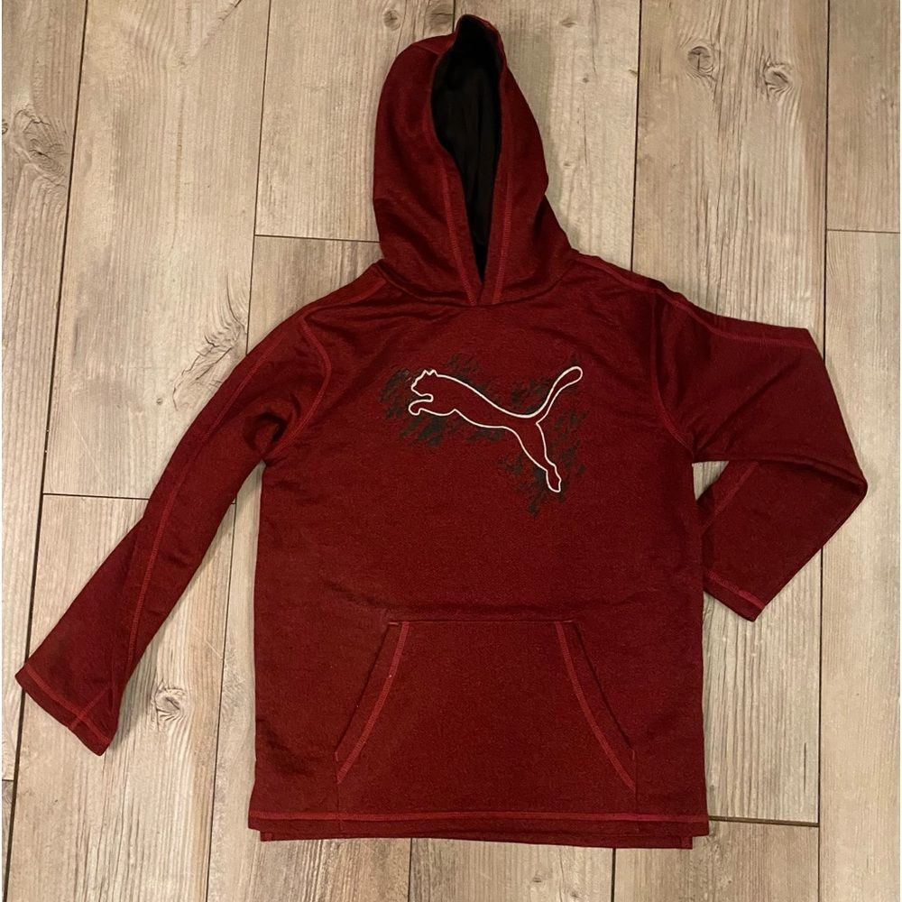 Large Puma Boys Hooded Sweatshirt